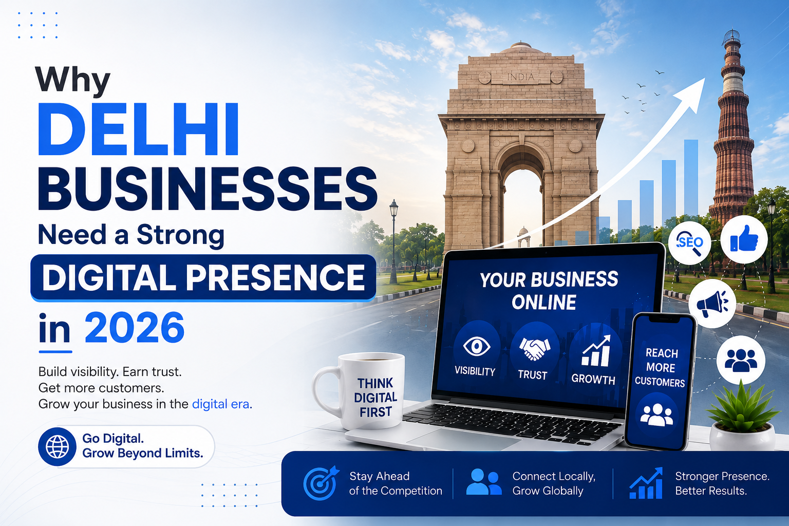 Why Delhi Businesses Need a strong Digital Presence in 2026