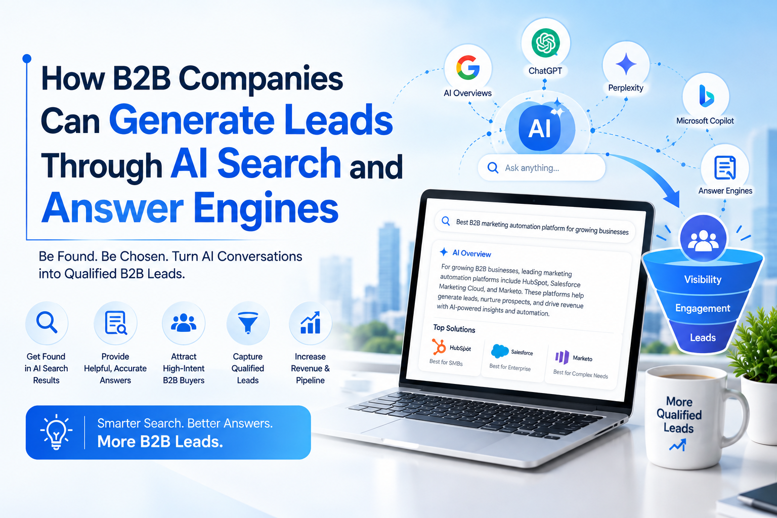 How B2B Companies Can Generate Leads Through AI Search and Answer Engines